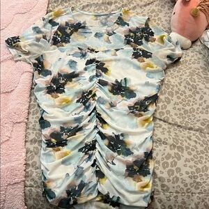 Torrid Multicolor Ruched Blouse